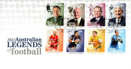 Australia 2012 Australian Legends Of Football,FDI - Marcofilie