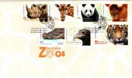 Australia 2012 Australian Zoos,FDI - Poststempel