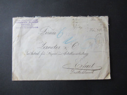 Jugoslawien SHS 1926 Kraljevina MiF Wertbrief / Lettre Avec Valeur Declarée Stempel Osijek 1 - Erfurt - Brieven En Documenten