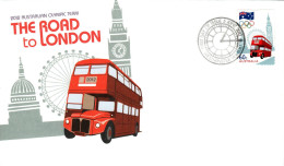 Australia 2012 The Road To London,FDI - Postmark Collection