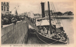 FRANCE - Honfleur - L'arrivée Du Bateau Du Havre - LL - Carte Postale Ancienne - Honfleur