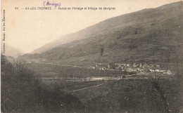 FRANCE - Ax Les Thermes - Vallée De L'Ariège Et Village De Savignac - Carte Postale Ancienne - Ax Les Thermes