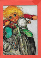 Delcampe - MOTO BOL D ' OR Cp Illustrée Par Michel THOMAS   Edit KRISARTS - Motorräder
