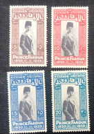 Egypt 1929, Michel 144 - 147, Birth Day Of Prince Farouk, MH - Ungebraucht