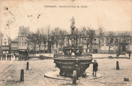 FRANCE - Guingamp - Vue Générale De La Fontaine Et Place Du Centre - Carte Postale Ancienne - Guingamp