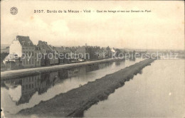 71941137 Vise Bords De La Meuse Quai Du Halage Et Vue Dsur Devant Le Pont Vise - Visé