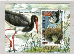 Bulgaria 2000, Bird, Birds, M/S, MNH** - Cigognes & échassiers