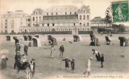 FRANCE - Boulogne Sur Mer - Le Casino Et La Plage - Carte Postale Ancienne - Boulogne Sur Mer