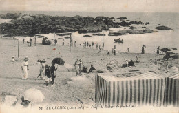 FRANCE - Le Croisic - Vue Sur La Plage De Rochers De Port-Lin - Animé -  Carte Postale Ancienne - Le Croisic