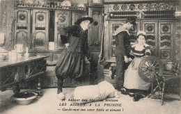 COUPLES - Les Adieux - À La Promise - Garde Moi Ton Cœur Fidèle Et Aimant - Carte Postale Ancienne - Paare