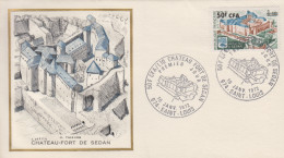 Enveloppe  FDC  1er  Jour   REUNION    Chateau  Fort   De  SEDAN      SAINT  LOUIS   1972 - Andere & Zonder Classificatie