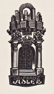 Ex Libris Dr. Franz Adler - Exlibris Ex-libris Bookplate - Bookplates