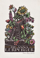 Ex Libris Dr. Anna Leperger - Exlibris Ex-libris Bookplate - Bookplates