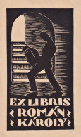 Ex Libris Roman Karoly - Exlibris Ex-libris Bookplate / Ungarn Hungary Magyarorszag - Bookplates