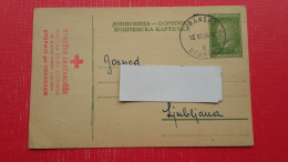 FNRJ Dopisnica Tito-10 Din.Vransko.Sign:Otrrosko Okrevalisce Rdecega Kriza Slovenije.Stopnik Pri Vranskem.Red Cross - Storia Postale