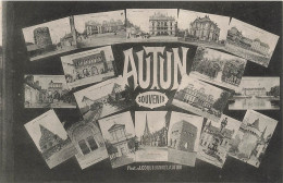 FRANCE - Autun - Multivues  - Souvenir D'Autun - Carte Postale Ancienne - Autun