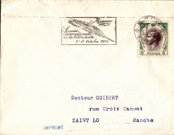 N°874 V -timbre Sur Lettre Monaco - Storia Postale