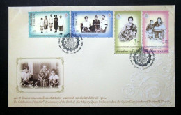 Thailand Stamp FDC 2011 150th Birth Of HM Queen Sri Savarindira , Grandmother 2nd - Thailand