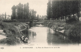 FRANCE - Avranches - Vue Sur Le Pont Du Chemin De Fer Sur La Sée - Carte Postale Ancienne - Avranches