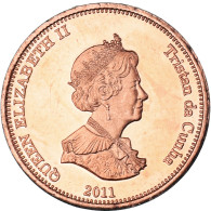 Monnaie, NIGHTINGALE ISLAND, 1/2 Penny, 2011, Île De Nightingale, SPL, Cuivre - Sint-Helena