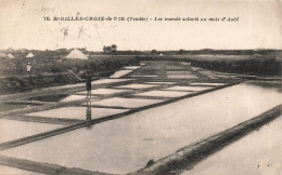 FRANCE - Saint Gilles  Croix De Vie - Les Marais Salants Au Mois D'Août - Carte Postale Ancienne - Saint Gilles Croix De Vie