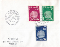 N°883 V -premier Jour D'émission Monaco -Europa- - 1970