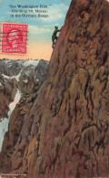 ILLUSTRATION - See Washington First - Climbing Mt. Meany In The Olympic Range - Carte Postale Ancienne - Sin Clasificación