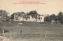 FRANCE - La Guerre En Lorraine En 1914 - La Ferme De Sainte Anne Près Lunéville, Bombardée - Carte Postale Ancienne - Luneville