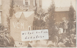 MONTCEAU LES MINES - Carnaval En 1924 Ou 1925 - Vélo Club De Montceau ( Carte Photo ) - Montceau Les Mines