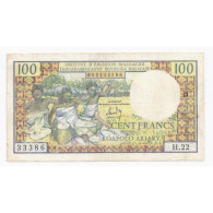 MADAGASCAR - PICK 57 - 100 FRANCS - 1966 - TRES TRES BEAU - Madagaskar