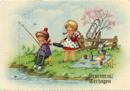 Terhagen :   Groeten Uit      Met Zegel  --- 10.5 X 15 Cm - Rumst