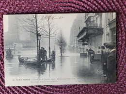 Paris Innondations , Avenue Ledru - Rollin - Paris Flood, 1910