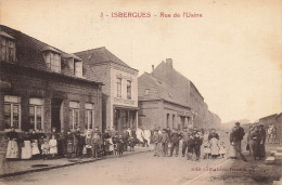 Isbergues * Rue De L'usine * Commerce Magasin PATOU DELANNOY * Villageois Enfants - Isbergues