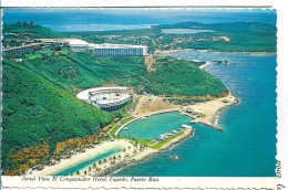 PUERTO RICO AERAL VIEW  EL CONQUISTADOR HOTEL FAJARDO TIMBRE 1972 - Puerto Rico