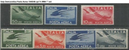 Italy Democratica Posta Aerea 1945/46 Cpl 7v MNH ** Set - Collections