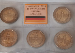 2016 - Germania 2 Euro Zwinger Di Dresda 5 Zecche  ---- - Allemagne