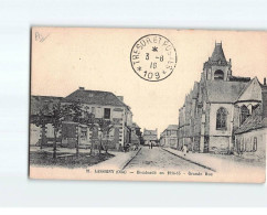LASSIGNY : Bombardée En 1914-15, Grande Rue - Très Bon état - Lassigny