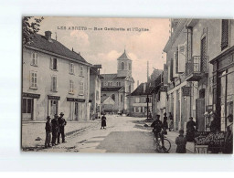 LES ABRETS : Rue Gambetta Et L'Eglise - Très Bon état - Les Abrets