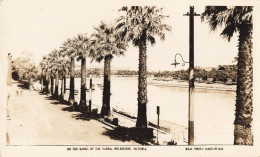 ON THE BANKS OF THE YARRA / MELBOURNE VICTORIA / VALENTINES REAL PHOTO SERIES - Melbourne