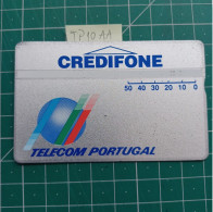 PORTUGAL PHONECARD USED TP10AA PRATA - Portugal