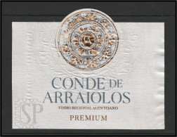 Portugal 2021 Rótulo Vinho Branco Conde De Arraiolos Premium White Wine Vin Blanc Herdade Das Mouras Alentejo - Vino Rosso