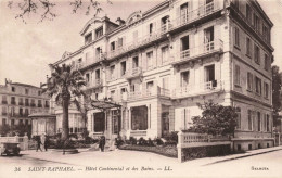 FRANCE - 83 - Saint Raphael - Hôtel Continental Et Des Bains - Carte Postale Ancienne - Saint-Raphaël