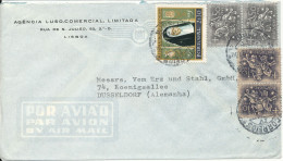 Portugal Air Mail Cover Sent To Germany 14-5-1959 - Covers & Documents