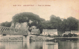 BELGIQUE - Argenteau - Pont Et Château - Carte Postale Ancienne - Visé