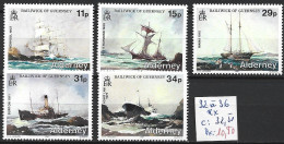 ALDERNEY 32 à 36 ** Côte 32.50 € - Alderney