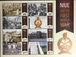 Niue 2015 World War I Sheetlet MNH - Niue