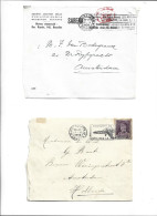 BELGIUM BELGIQUE - POSTAL HISTORY LOT - AIRMAIL RED CANCEL - Andere & Zonder Classificatie