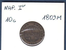 Napoléon Ier - 10 Cent 1809 M - 10 Centimes