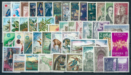 ESPAÑA 1972—AÑO COMPLETO—SELLOS NUEVOS ** MNH STAMPS ** TIMBRES NEUFS - Full Years