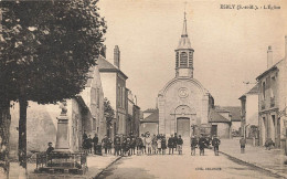Esbly * Rue Et église Du Village * Enfants Villageois Monument Aux Morts - Esbly